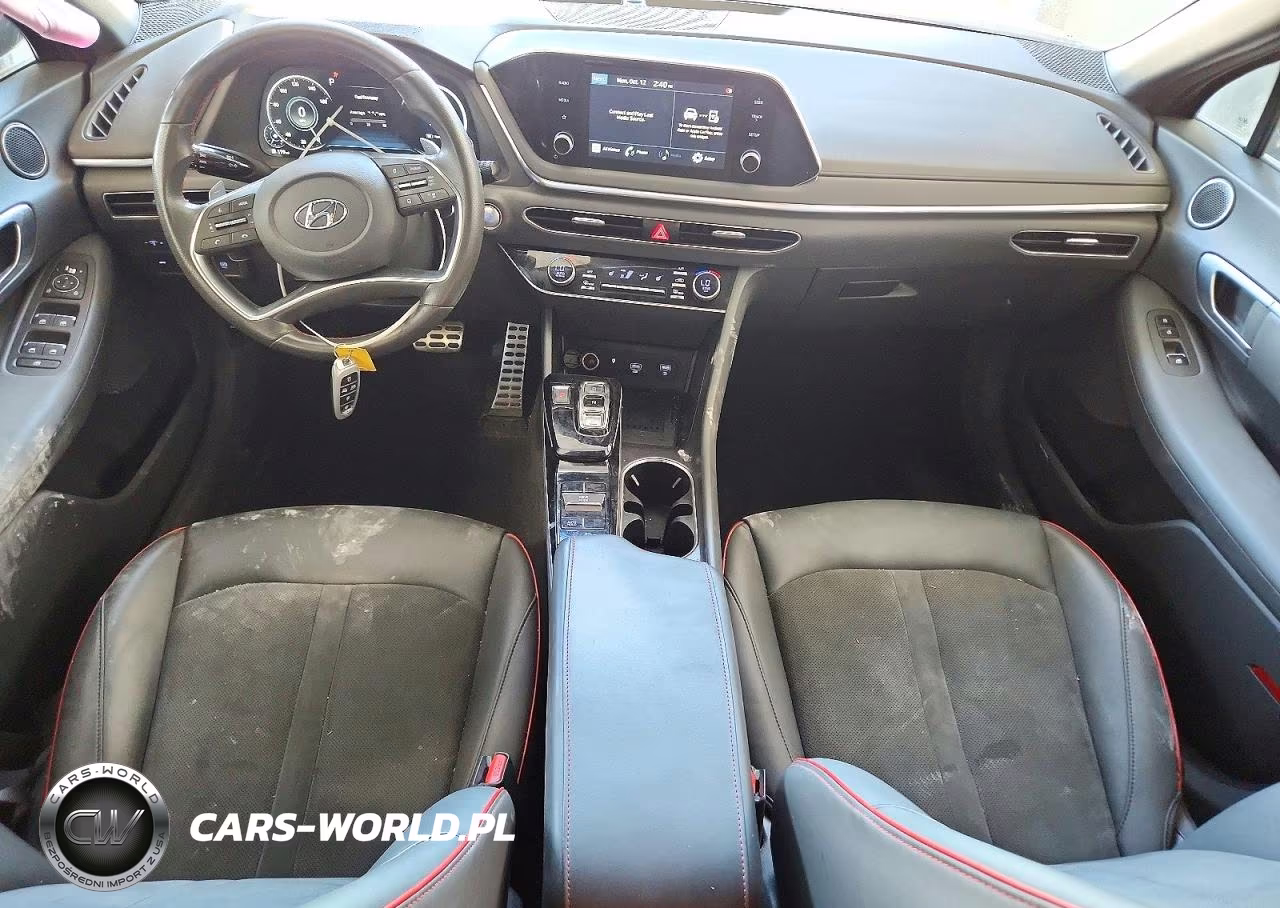 2021 Hyundai Sonata Sel Plus VIN:5NPEJ4J21MH112342 - 8