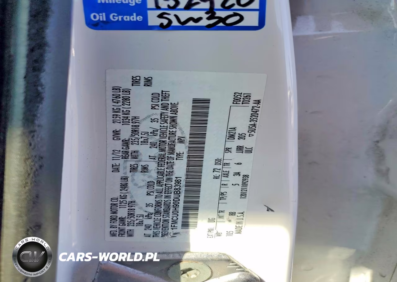 2013 Ford Escape Sel VIN:1FMCU0H90DUB83981 - 13