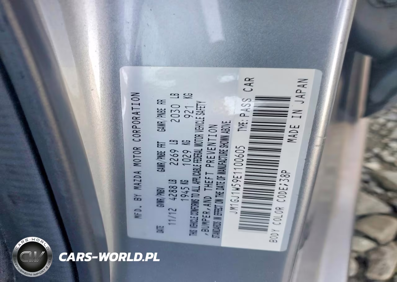 2014 Mazda 6 Grand Touring VIN:JM1GJ1W59E1100605 - 12