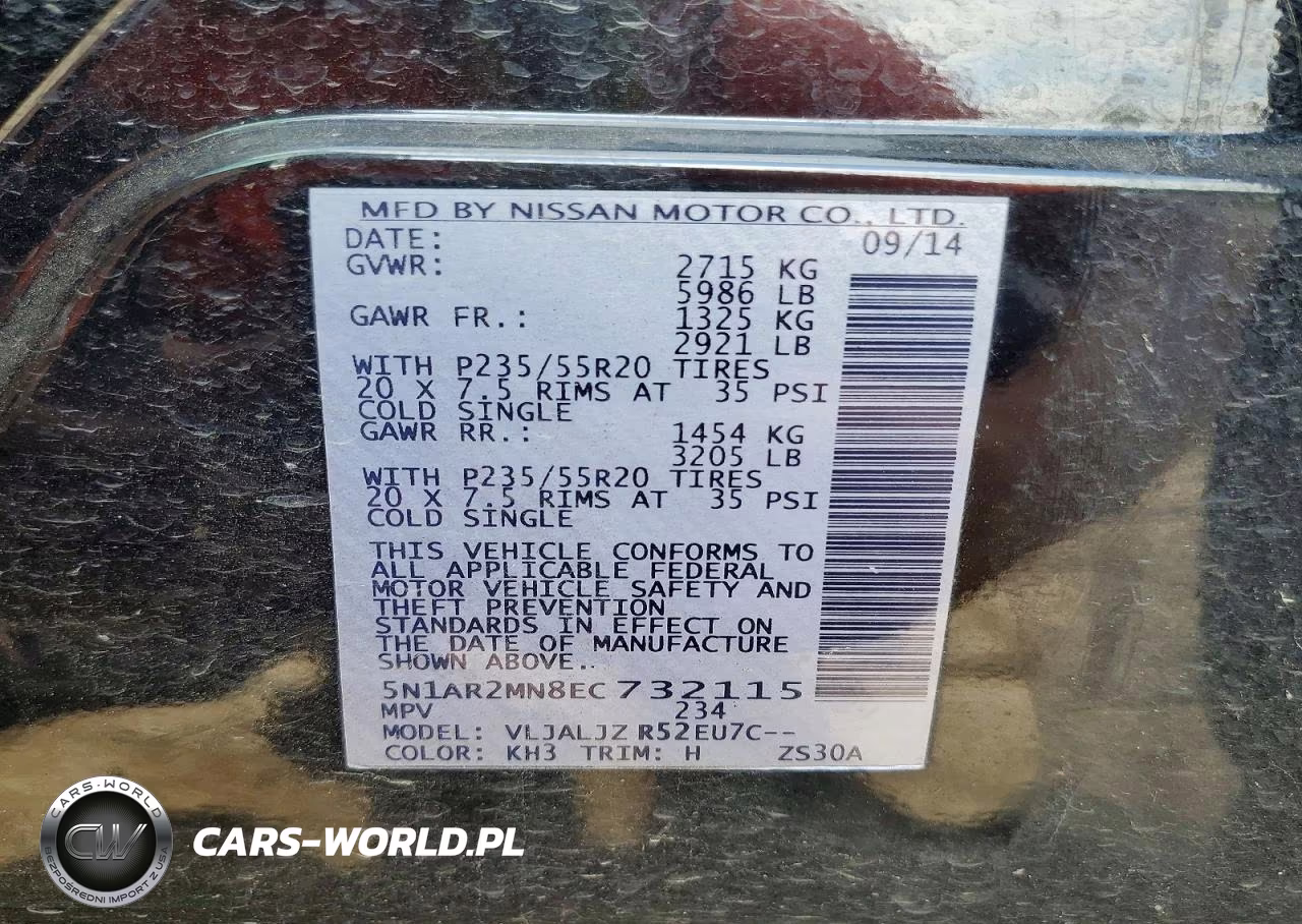 2014 Nissan Pathfinder S VIN:5N1AR2MN8EC732115 - 14