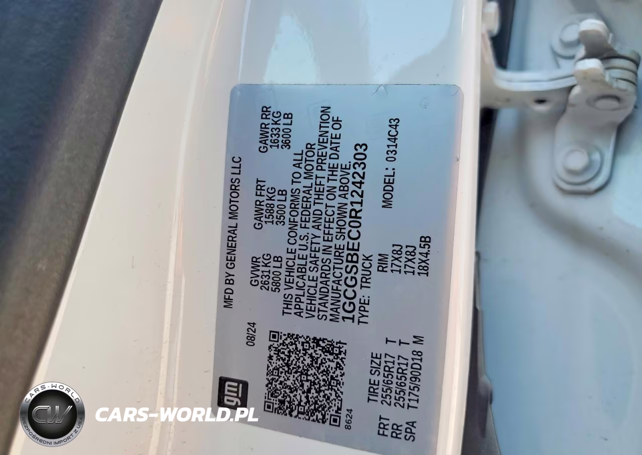 2024 Chevrolet Colorado VIN:1GCGSBEC0R1242303 - 12
