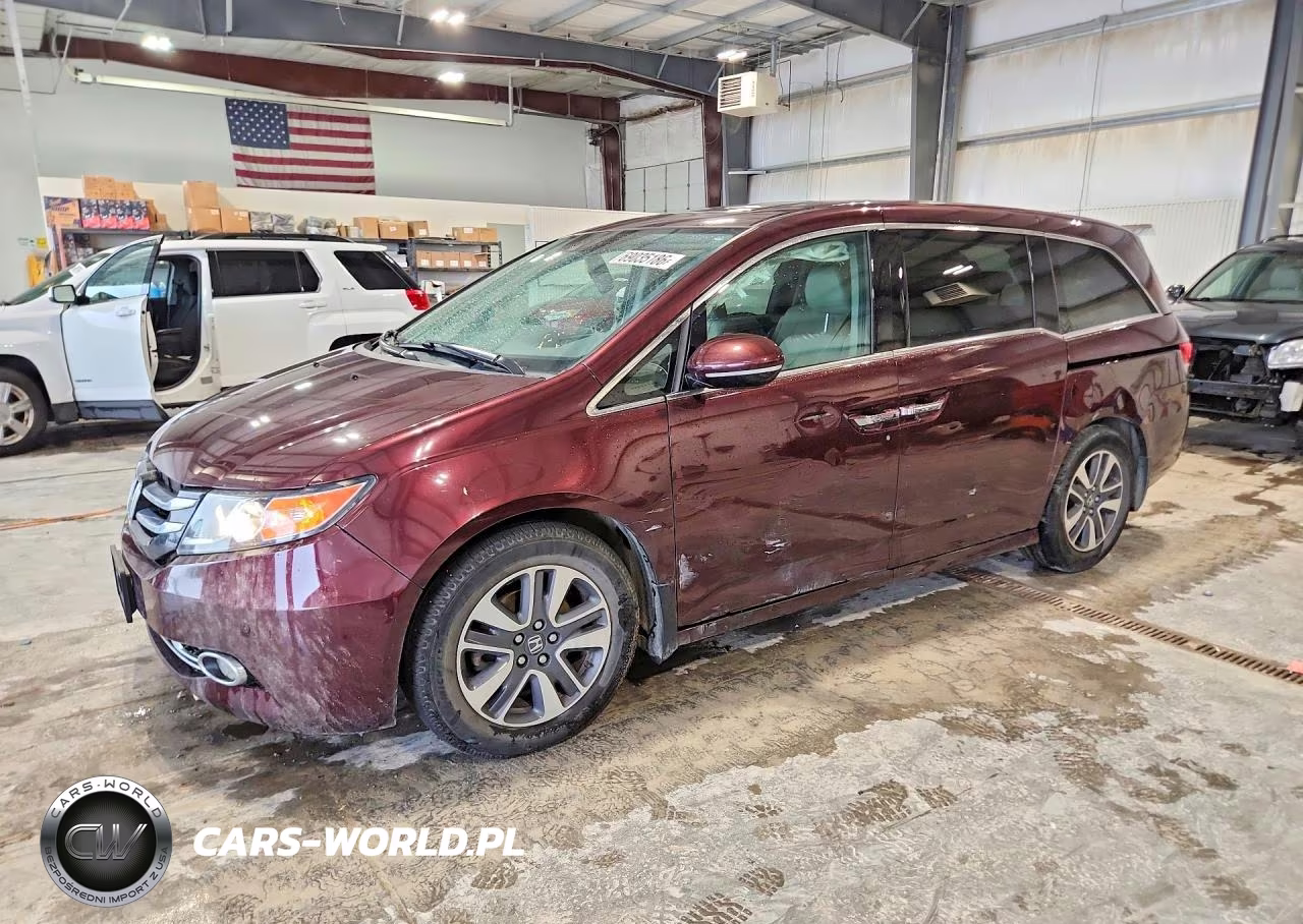 2014 Honda Odyssey Touring VIN:5FNRL5H96EB030434 - 1