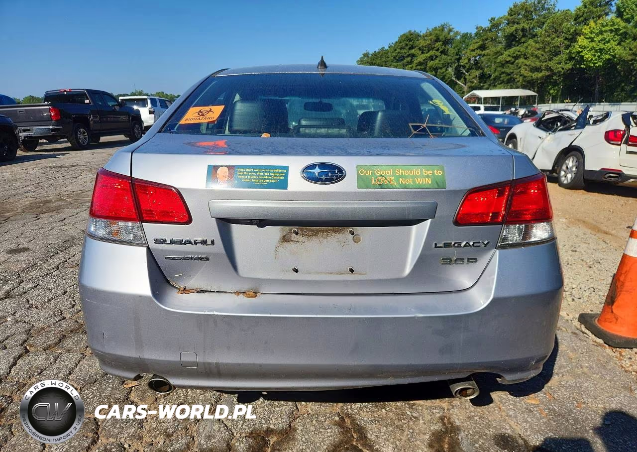 2012 Subaru Legacy 3.6R Limited VIN:4S3BMDL65C2021892 - 6