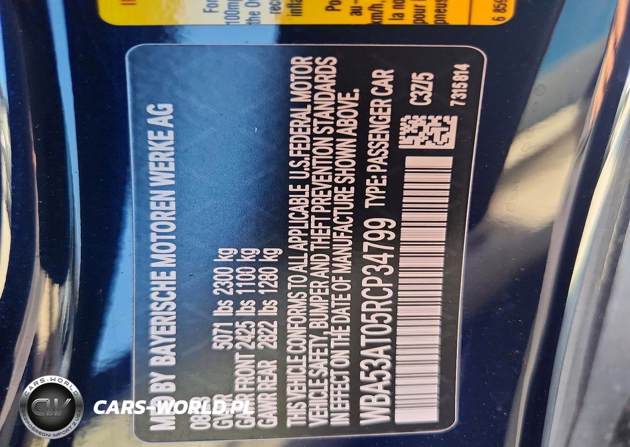 2024 BMW M440I VIN:WBA53AT05RCP34799 - 12