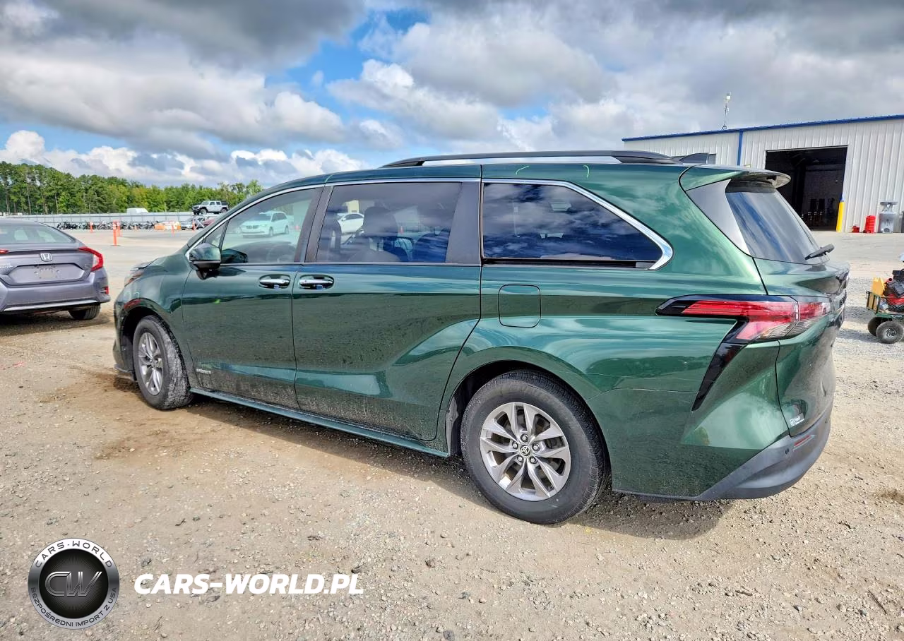 2021 Toyota Sienna Xle VIN:5TDYRKEC1MS030215 - 2