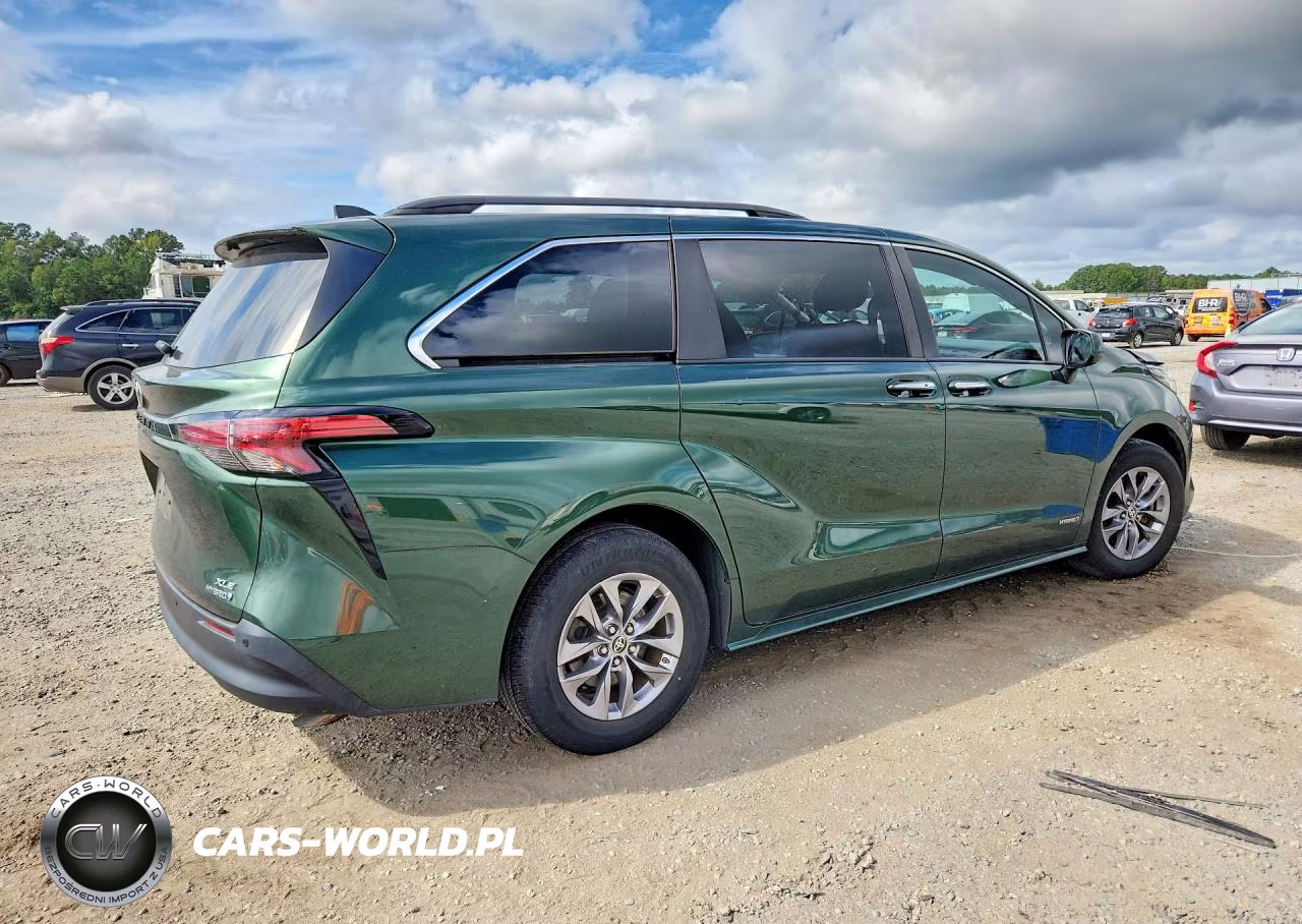 2021 Toyota Sienna Xle VIN:5TDYRKEC1MS030215 - 3