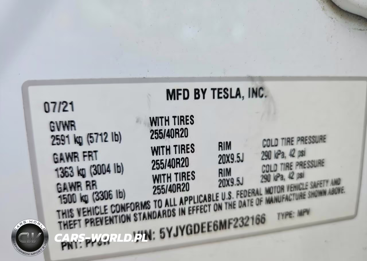 2021 Tesla Model Y VIN:5YJYGDEE6MF232166 - 14