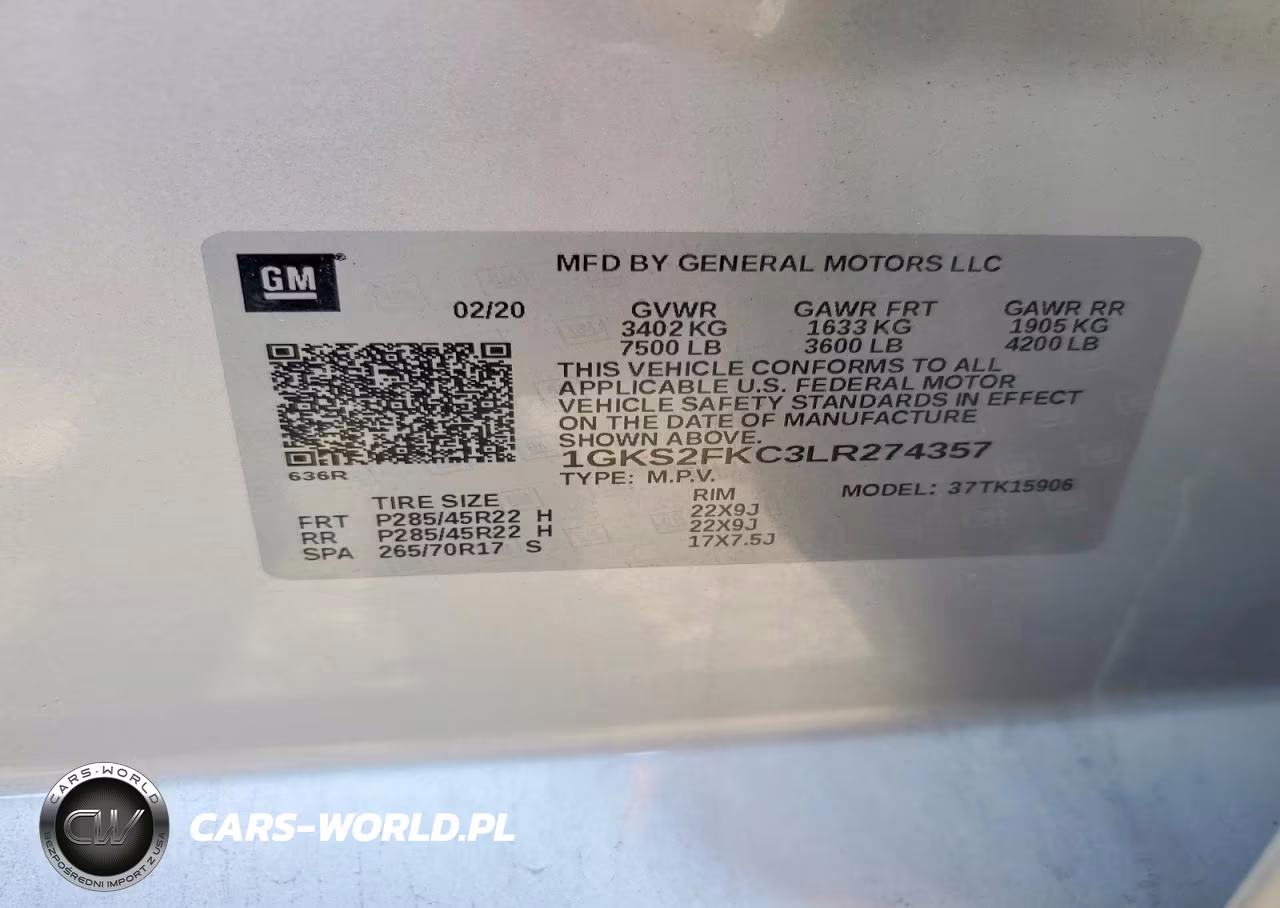 2020 GMC Yukon Xl K1500 Sle VIN:1GKS2FKC3LR274357 - 13