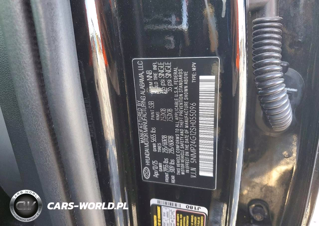 2025 Hyundai Santa Fe Sel VIN:5NMP24G12SH055096 - 13
