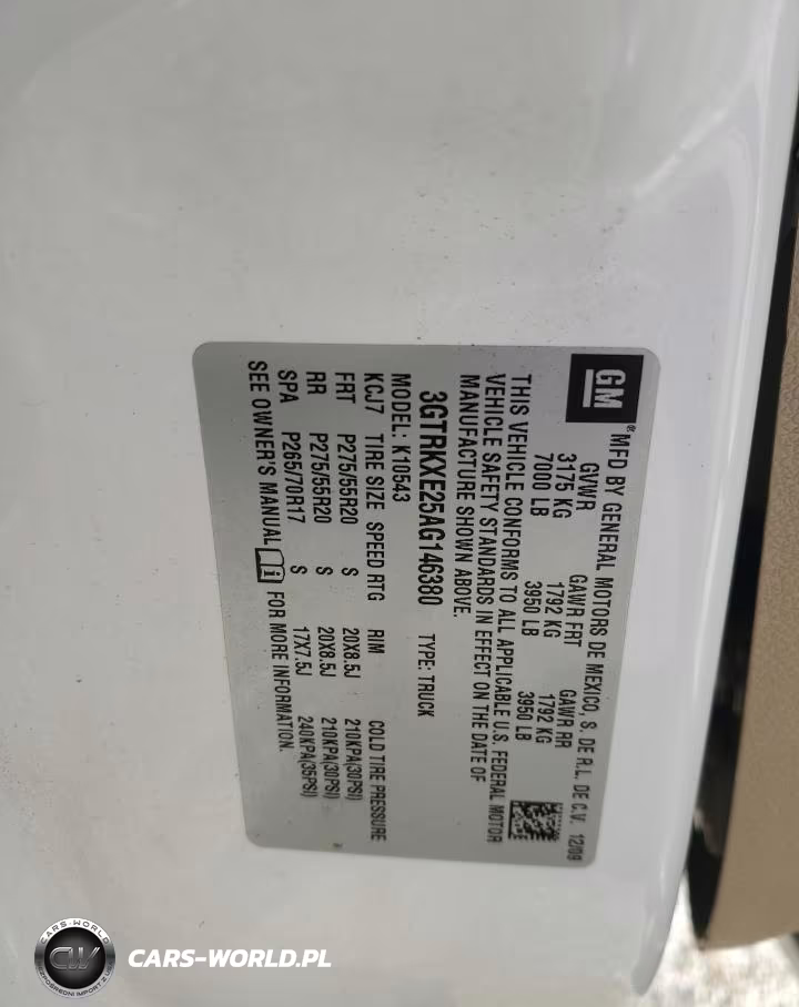2010 GMC Sierra K1500 Denali VIN:3GTRKXE25AG146380 - 12