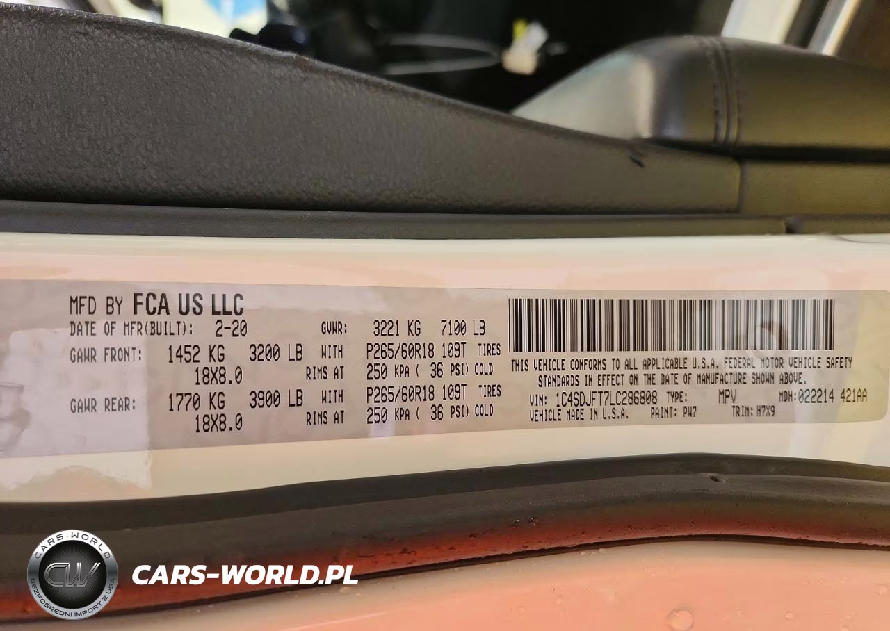 2020 Dodge Durango Ssv VIN:1C4SDJFT7LC286808 - 14