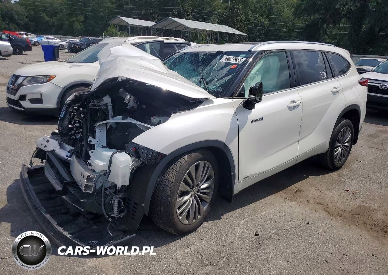 2021 Toyota Highlander Hybrid Platinum VIN:5TDEBRCH3MS015746 - 1