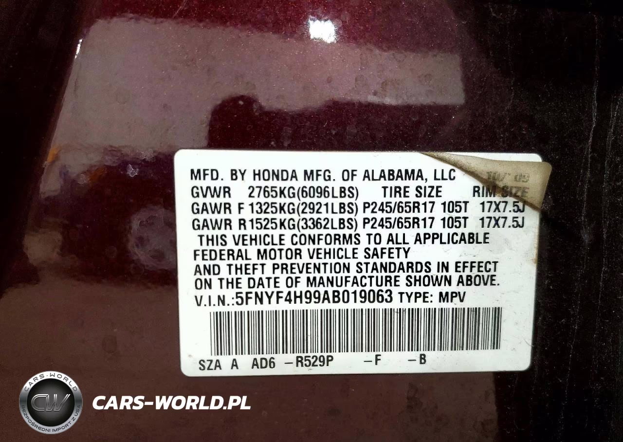 2010 Honda Pilot Touring VIN:5FNYF4H99AB019063 - 14
