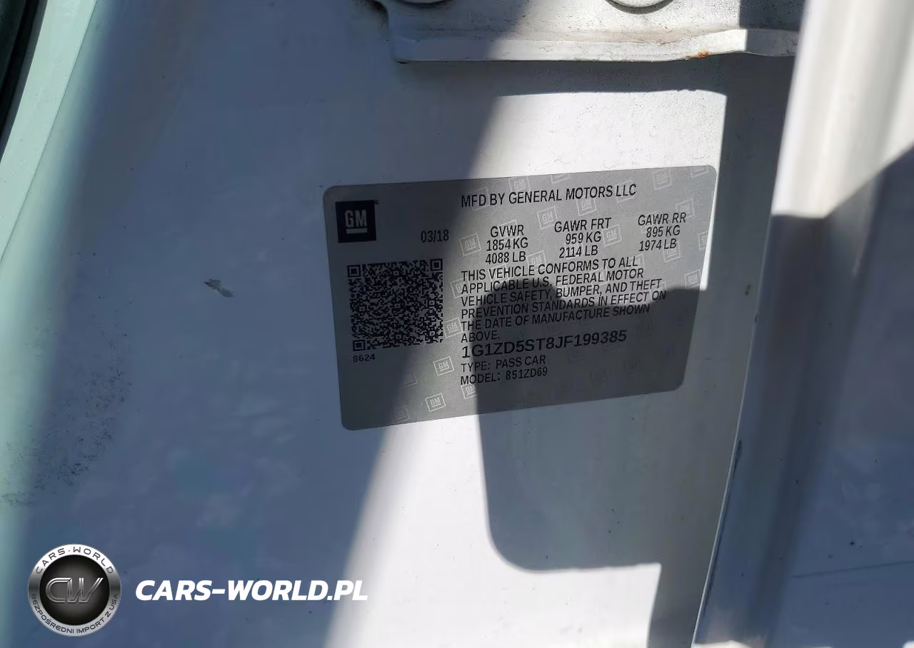 2018 Chevrolet Malibu Lt VIN:1G1ZD5ST8JF199385 - 12