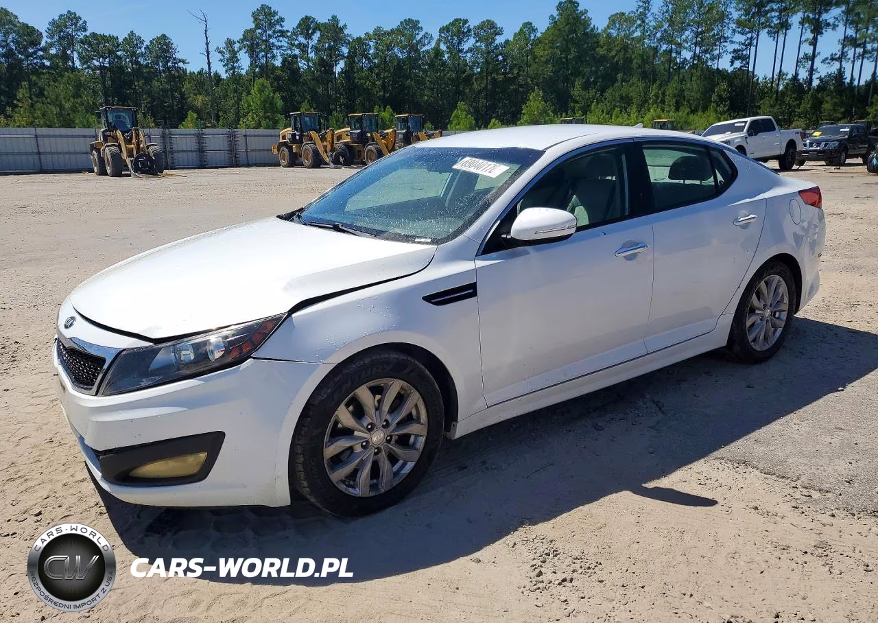 2014 Kia Optima Lx VIN:5XXGM4A73EG344272 - 1