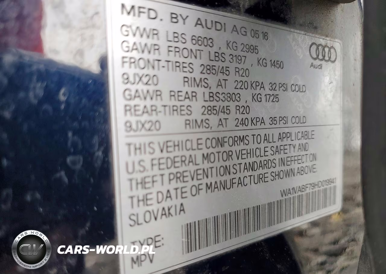 2017 Audi Q7 Prestige VIN:WA1VABF79HD019941 - 14