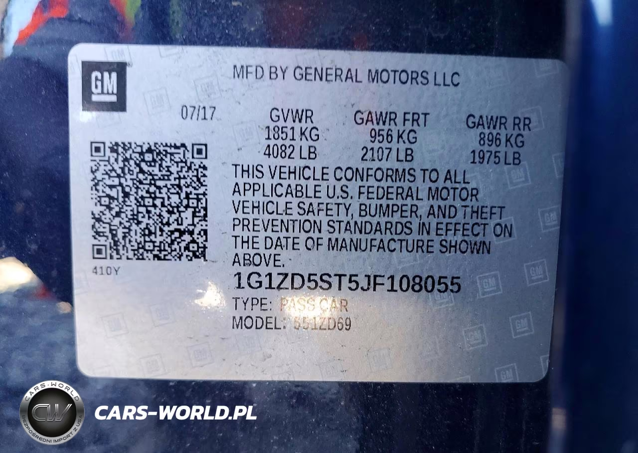 2018 Chevrolet Malibu Lt VIN:1G1ZD5ST5JF108055 - 13