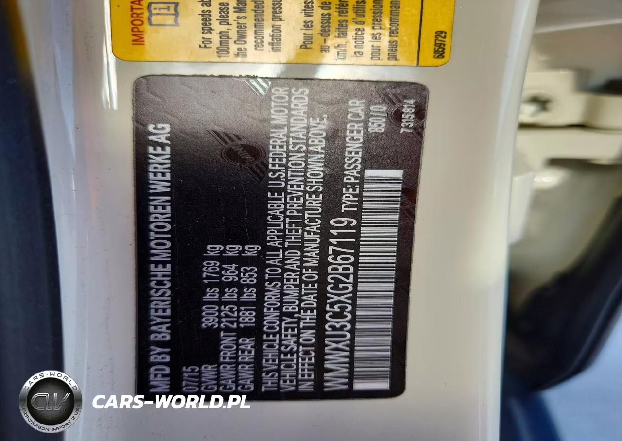 2016 Mini Cooper S VIN:WMWXU3C5XG2B67119 - 12