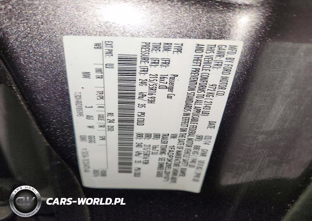 2014 Ford Focus Se VIN:1FADP3K28EL291971 - 12
