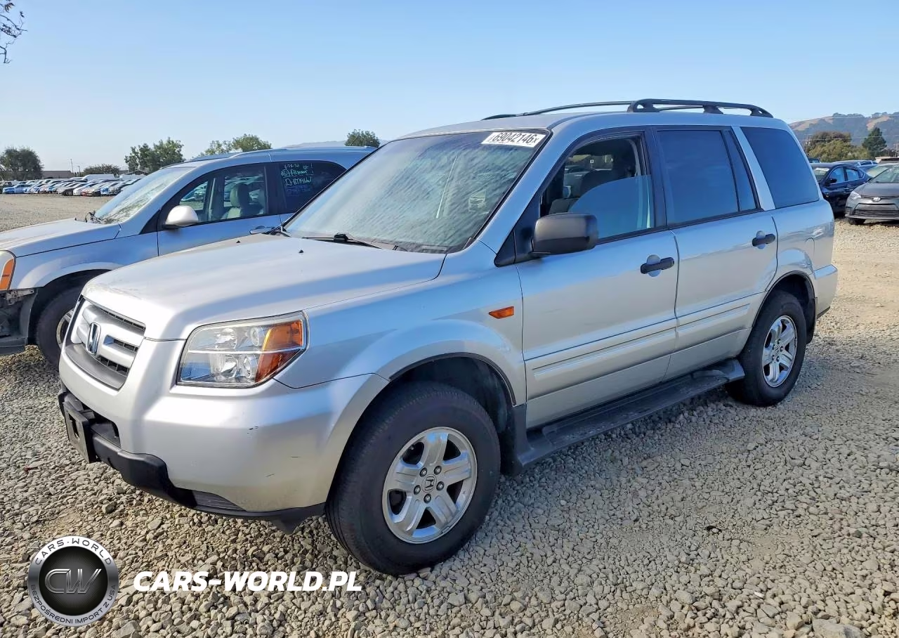 2007 Honda Pilot Lx VIN:2HKYF18197H524586 - 1