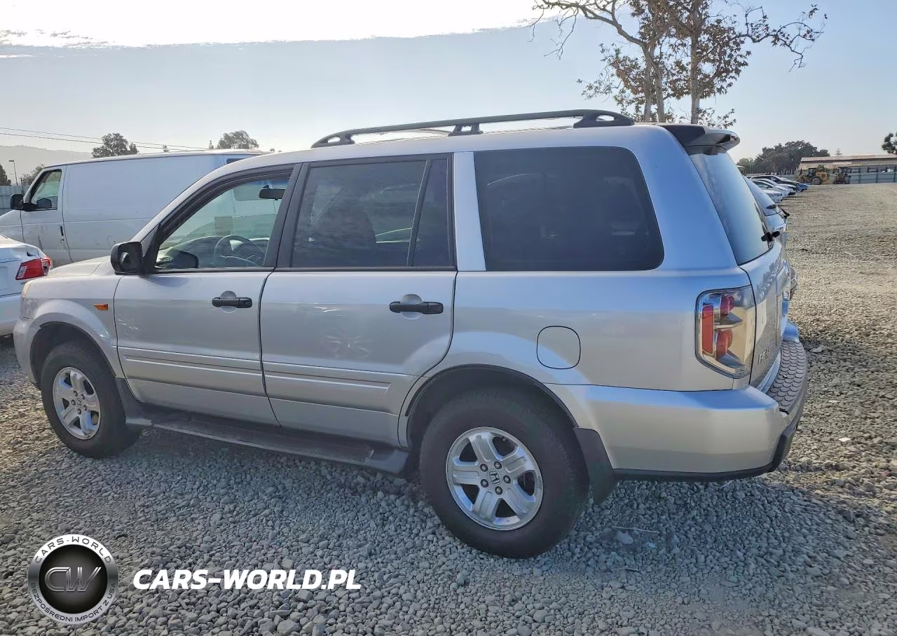 2007 Honda Pilot Lx VIN:2HKYF18197H524586 - 2