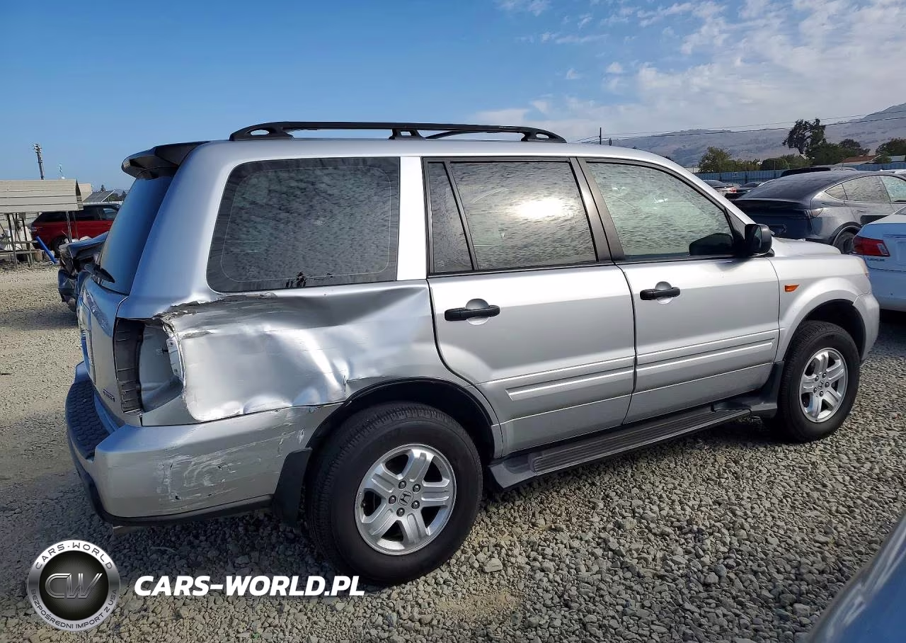 2007 Honda Pilot Lx VIN:2HKYF18197H524586 - 3