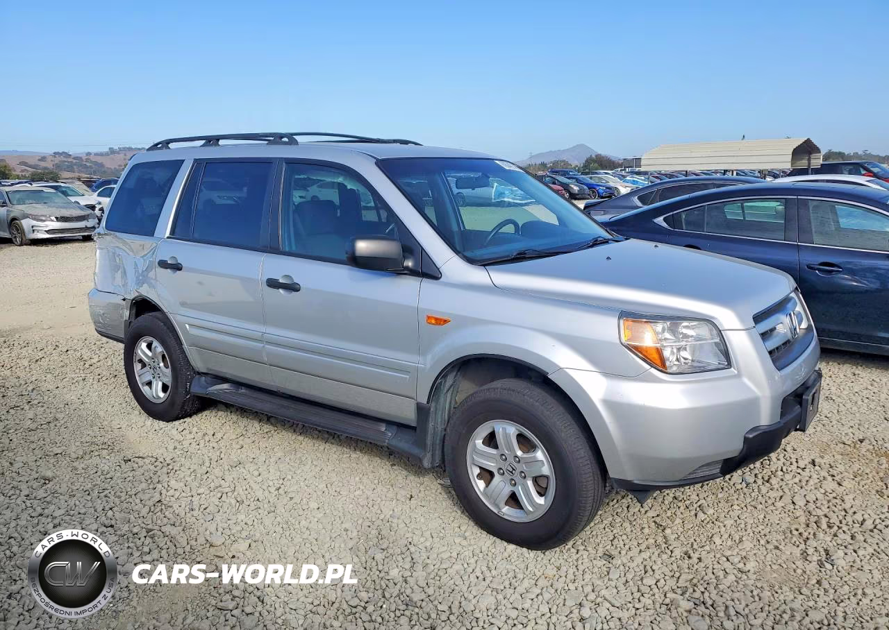 2007 Honda Pilot Lx VIN:2HKYF18197H524586 - 4