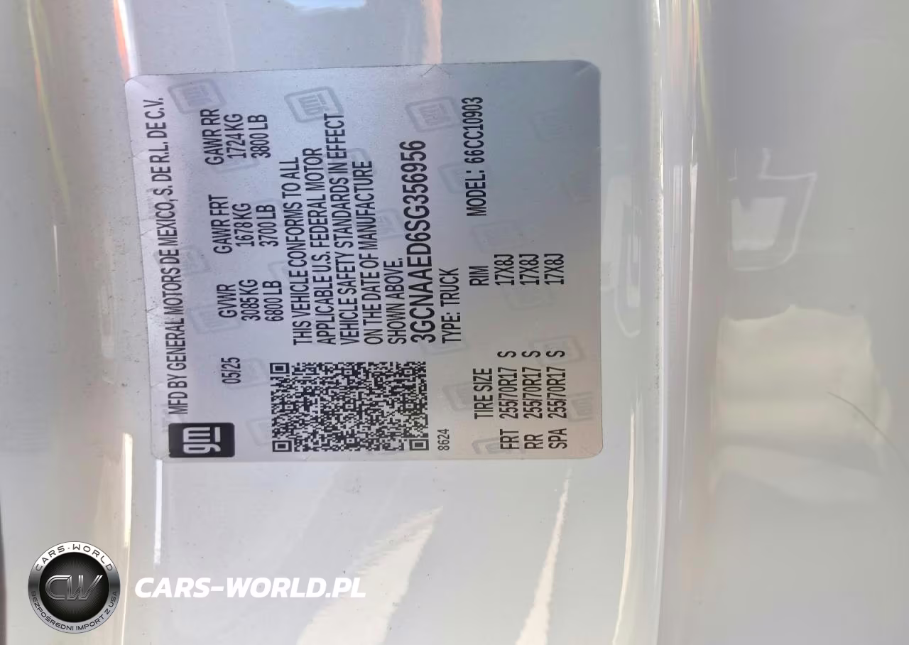 2025 Chevrolet Silverado C1500 VIN:3GCNAAED6SG356956 - 13
