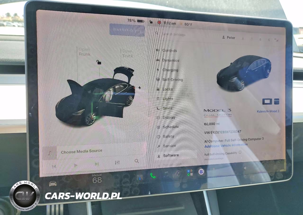 2019 Tesla Model 3 VIN:5YJ3E1EB5KF238347 - 9