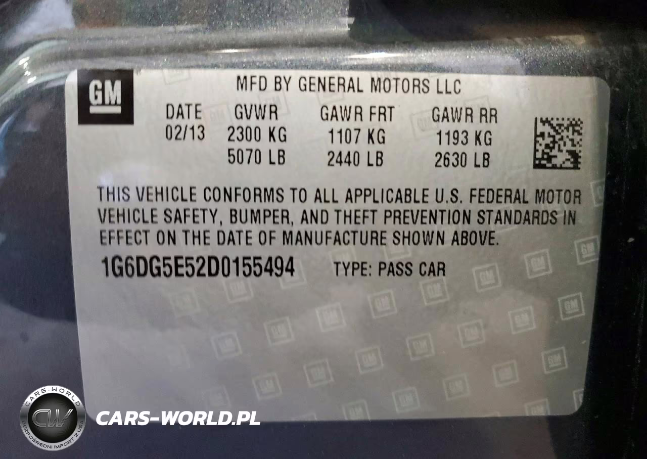 2013 Cadillac Cts Luxury Collection VIN:1G6DG5E52D0155494 - 12