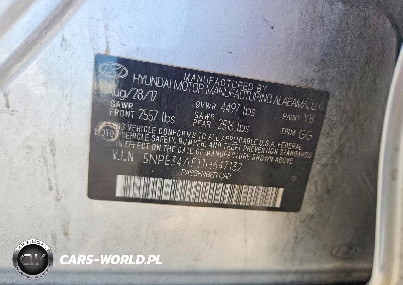 2018 Hyundai Sonata Sel VIN:5NPE34AF1JH647132 - 12