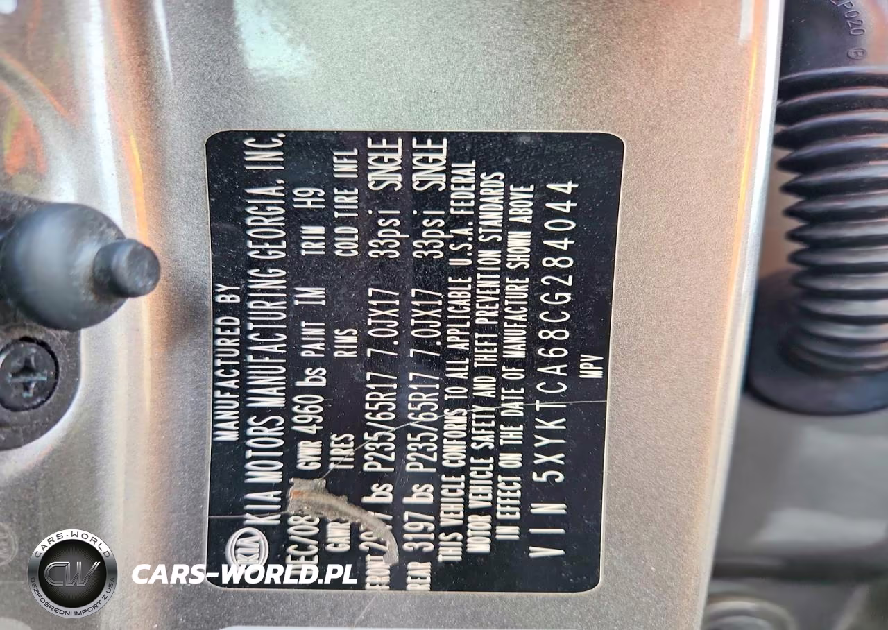 2012 Kia Sorento Lx VIN:5XYKTCA68CG284044 - 14