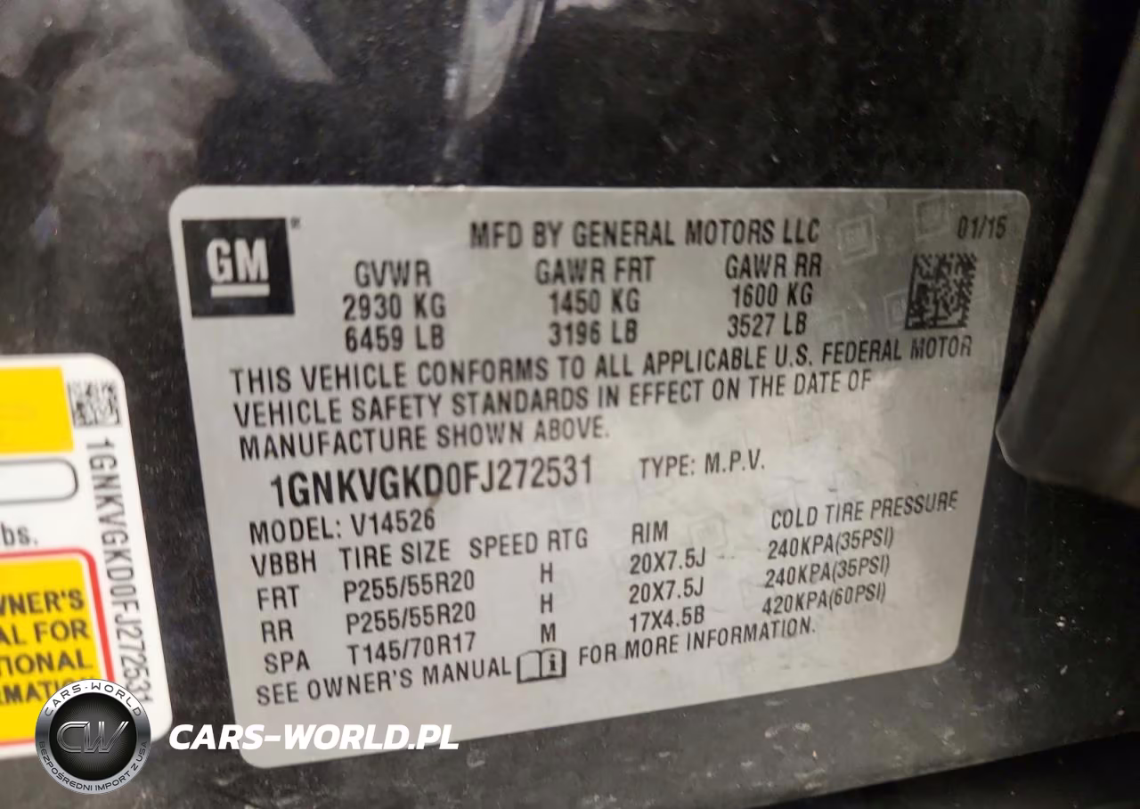 2015 Chevrolet Traverse Lt VIN:1GNKVGKD0FJ272531 - 13