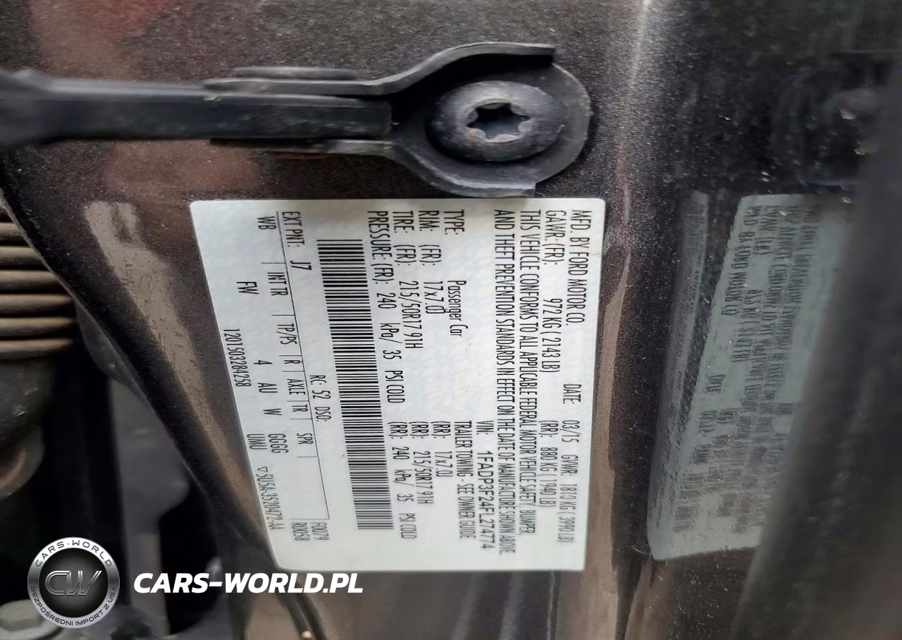 2015 Ford Focus Se VIN:1FADP3F24FL274774 - 12