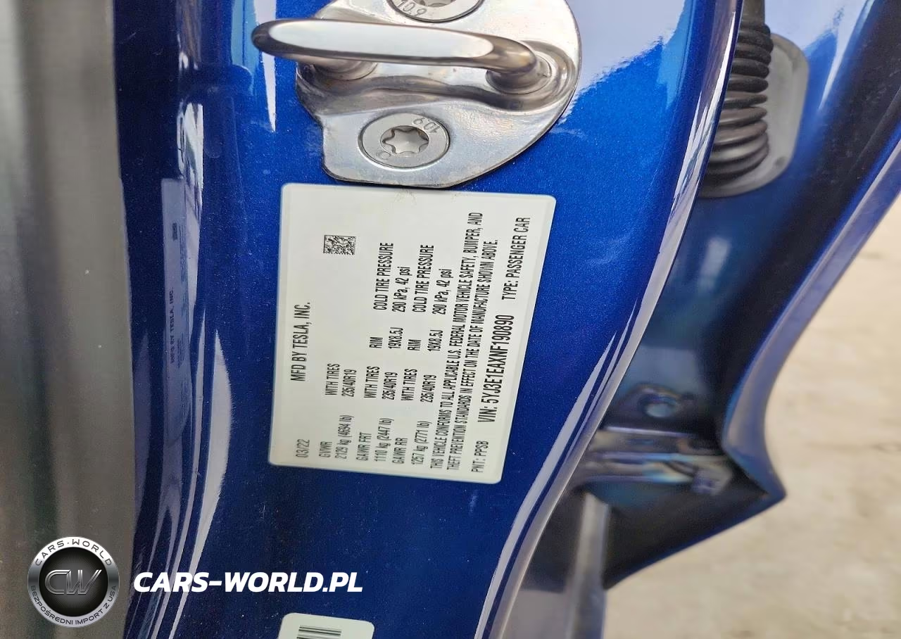 2022 Tesla Model 3 VIN:5YJ3E1EAXNF190890 - 12