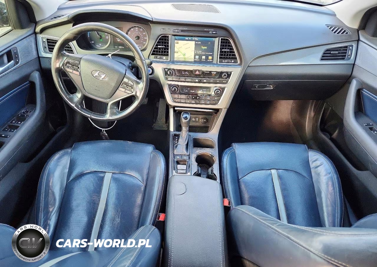 2016 Hyundai Sonata Hybrid Limited VIN:KMHE34L11GA017415 - 8