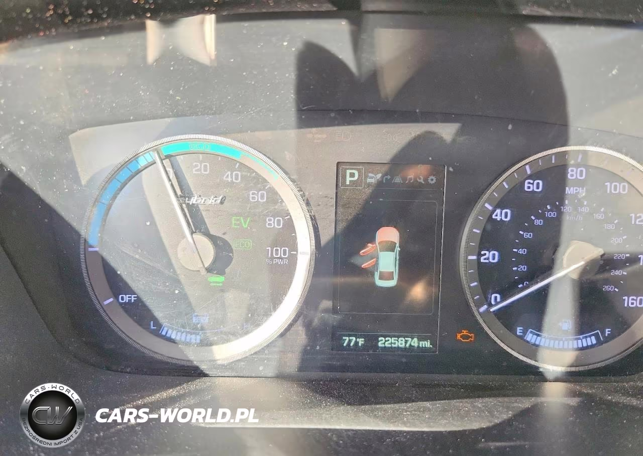 2016 Hyundai Sonata Hybrid Limited VIN:KMHE34L11GA017415 - 9