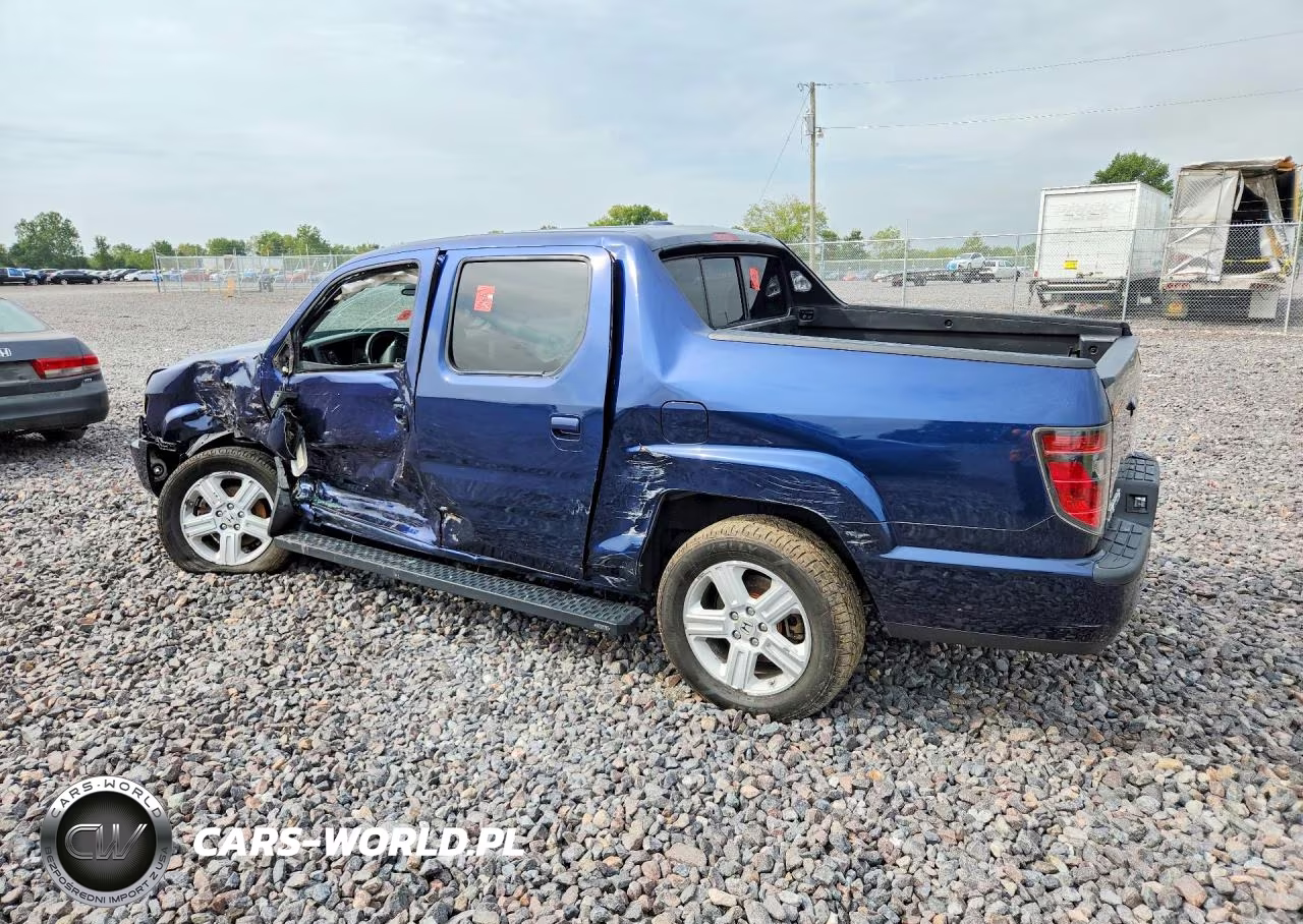 2013 Honda Ridgeline Rtl VIN:5FPYK1F54DB006193 - 2