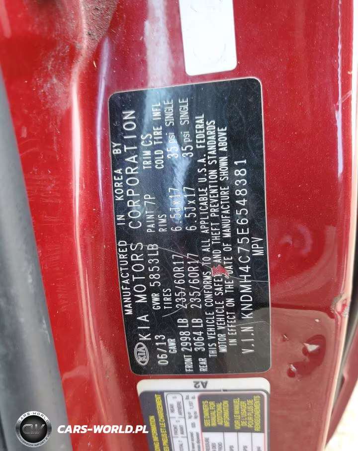 2014 Kia Sedona Ex VIN:KNDMH4C75E6548381 - 14