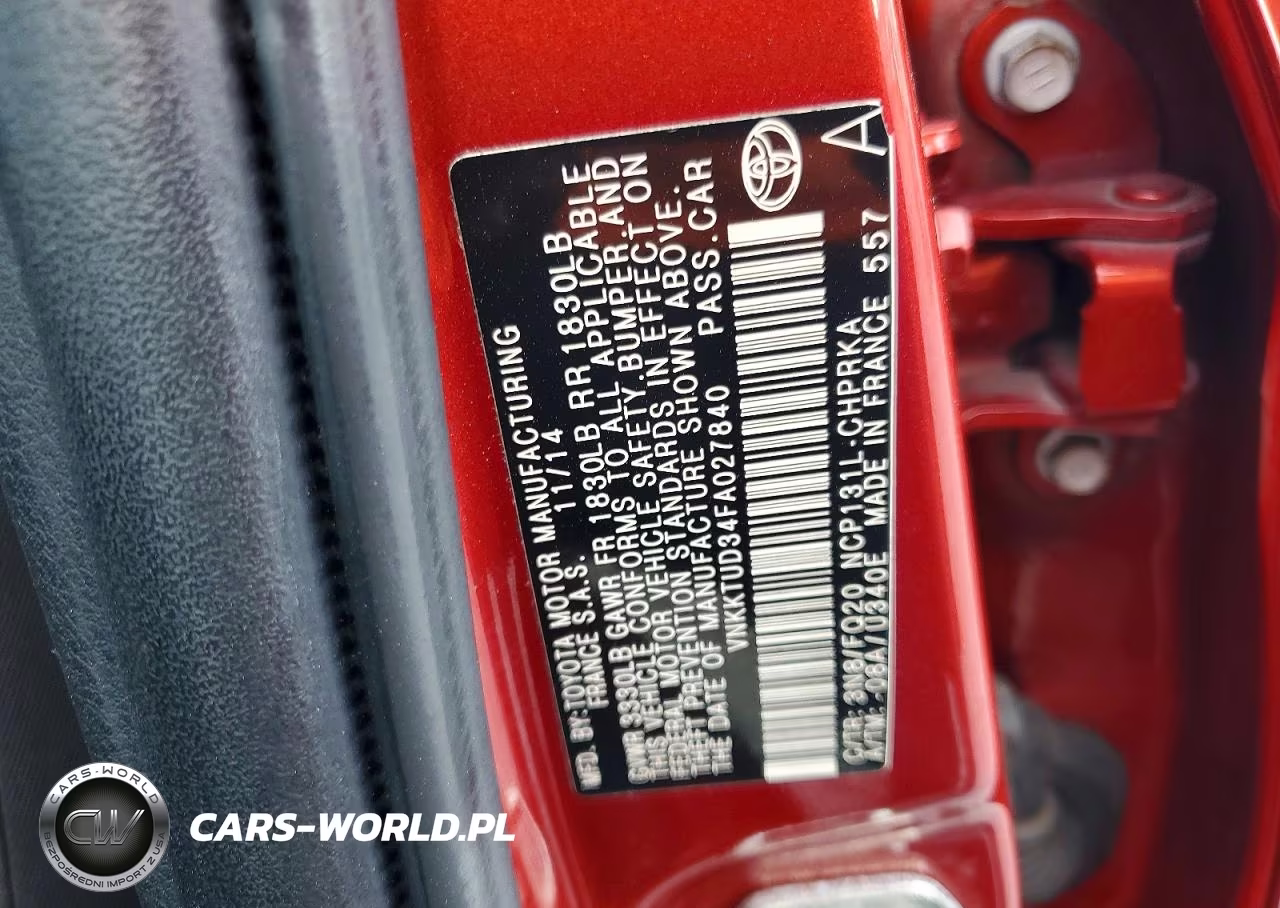 2015 Toyota Yaris 5-Door L VIN:VNKKTUD34FA027840 - 14