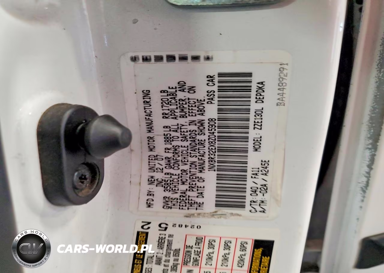 2008 Toyota Corolla Ce VIN:1NXBR32EX8Z045908 - 12