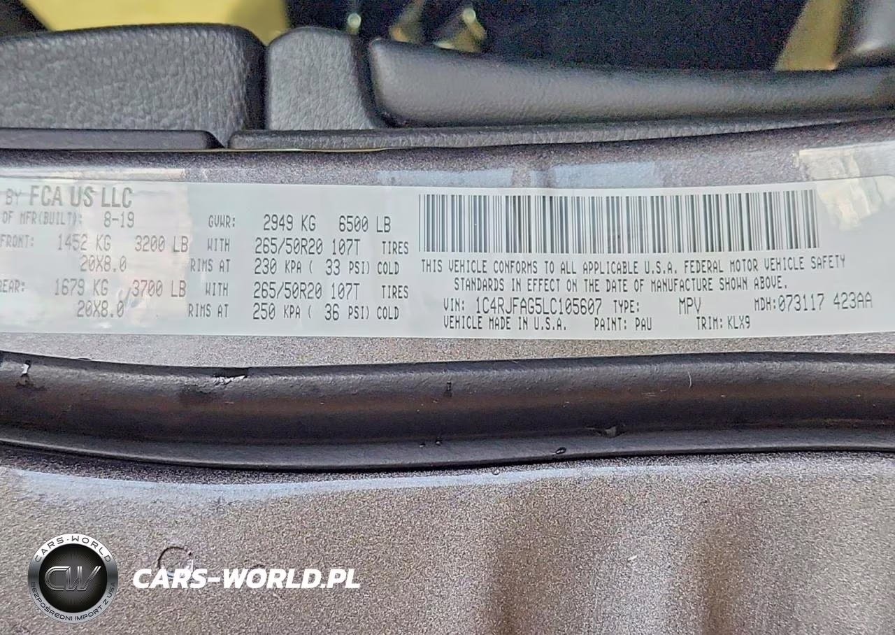2020 Jeep Grand Cherokee Laredo VIN:1C4RJFAG5LC105607 - 14