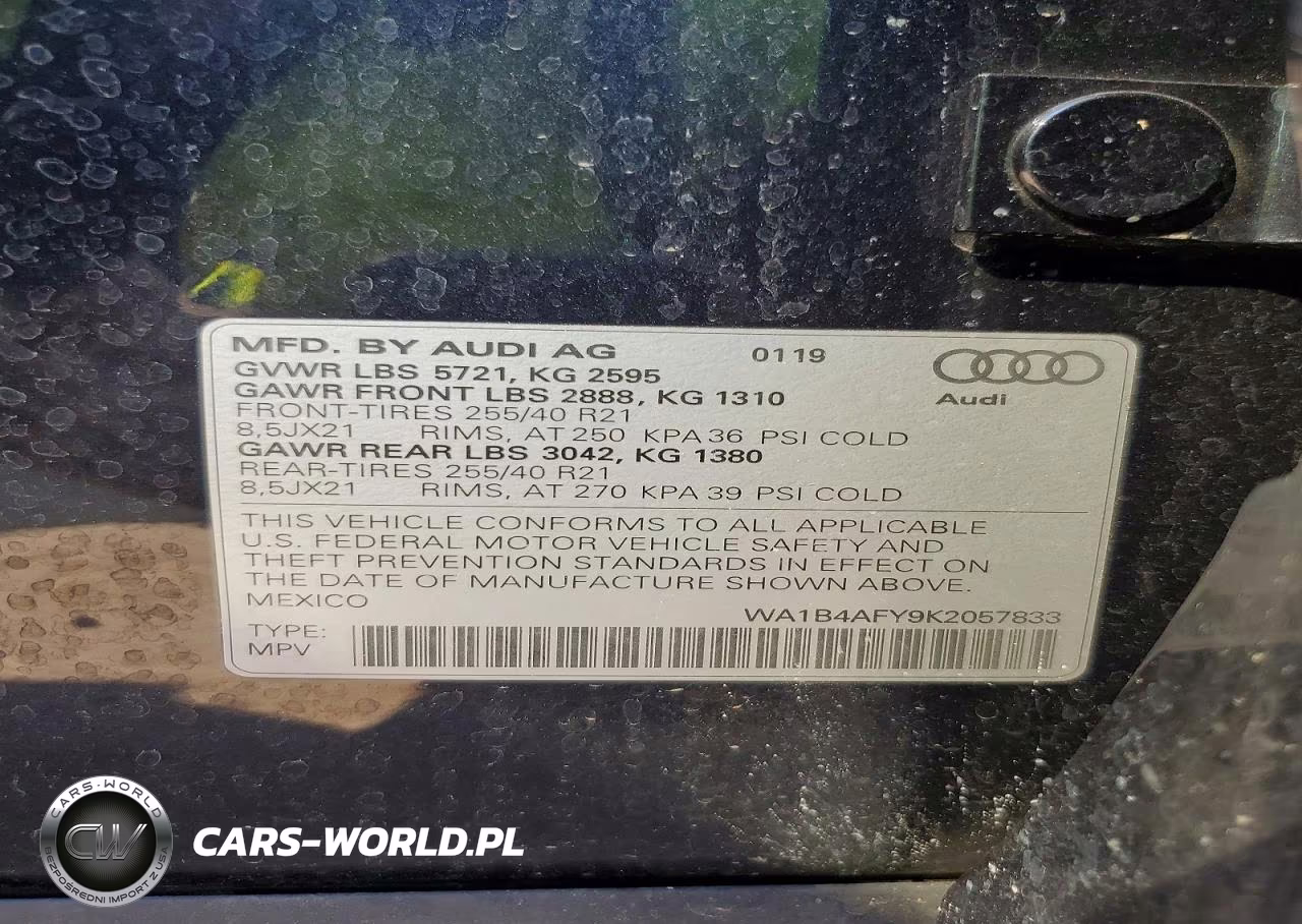 2019 Audi Sq5 Premium Plus VIN:WA1B4AFY9K2057833 - 14