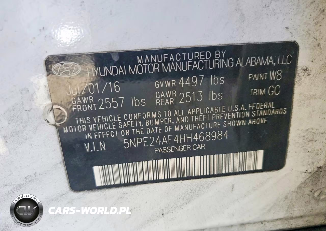 2017 Hyundai Sonata Se VIN:5NPE24AF4HH468984 - 12