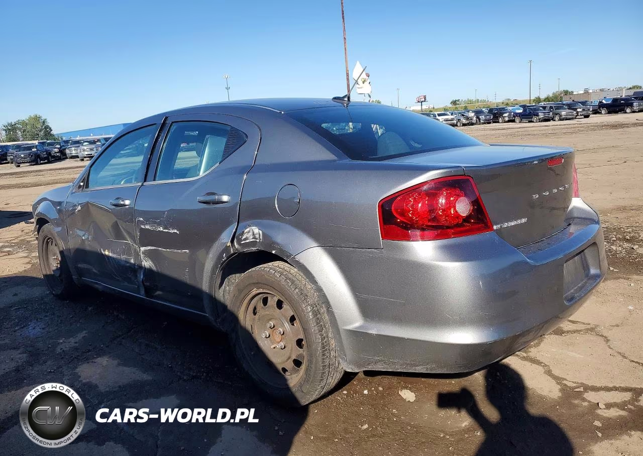 2012 Dodge Avenger Se VIN:1C3CDZAB2CN220404 - 2