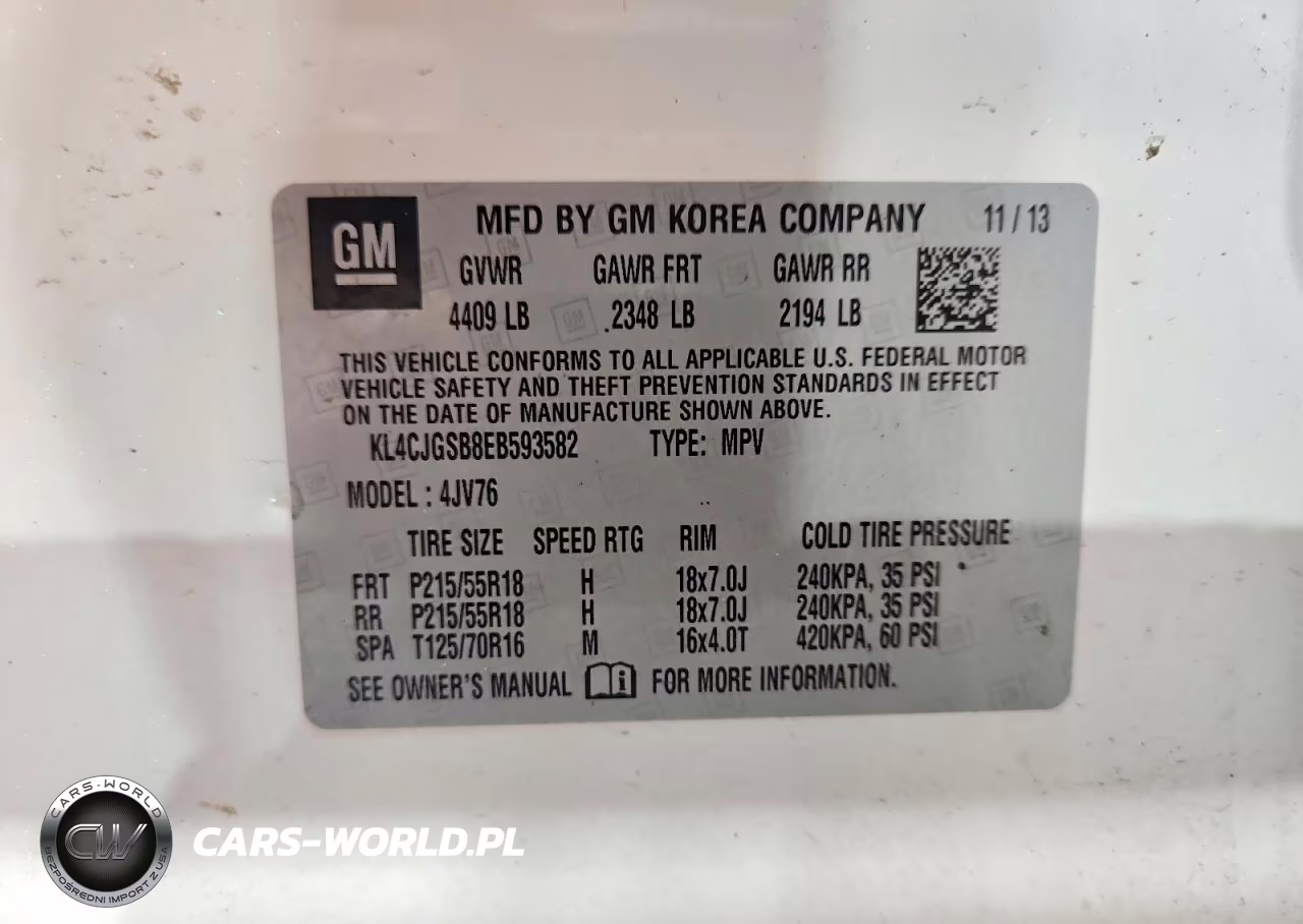 2014 Buick Encore VIN:KL4CJGSB8EB593582 - 13