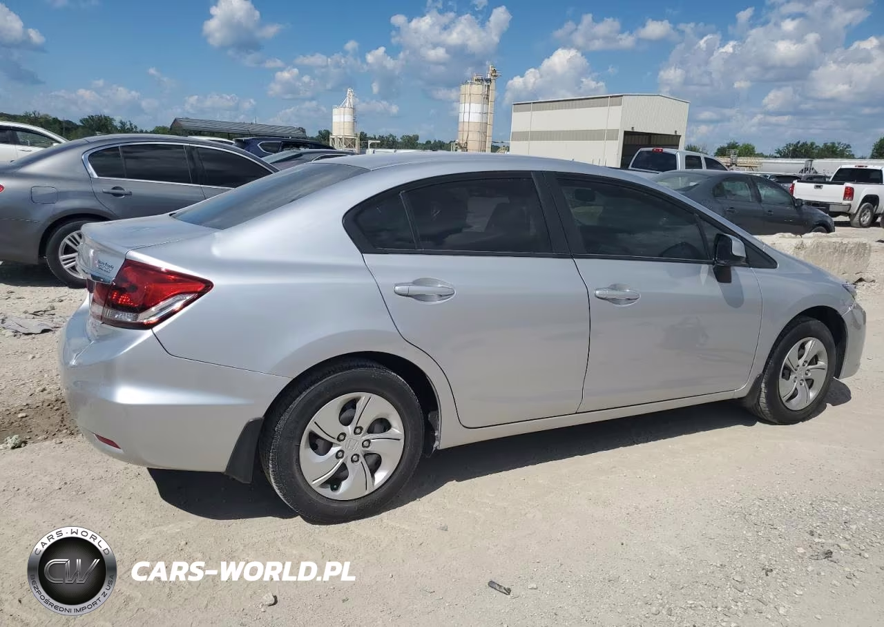 2013 Honda Civic Lx VIN:19XFB2F51DE089299 - 3