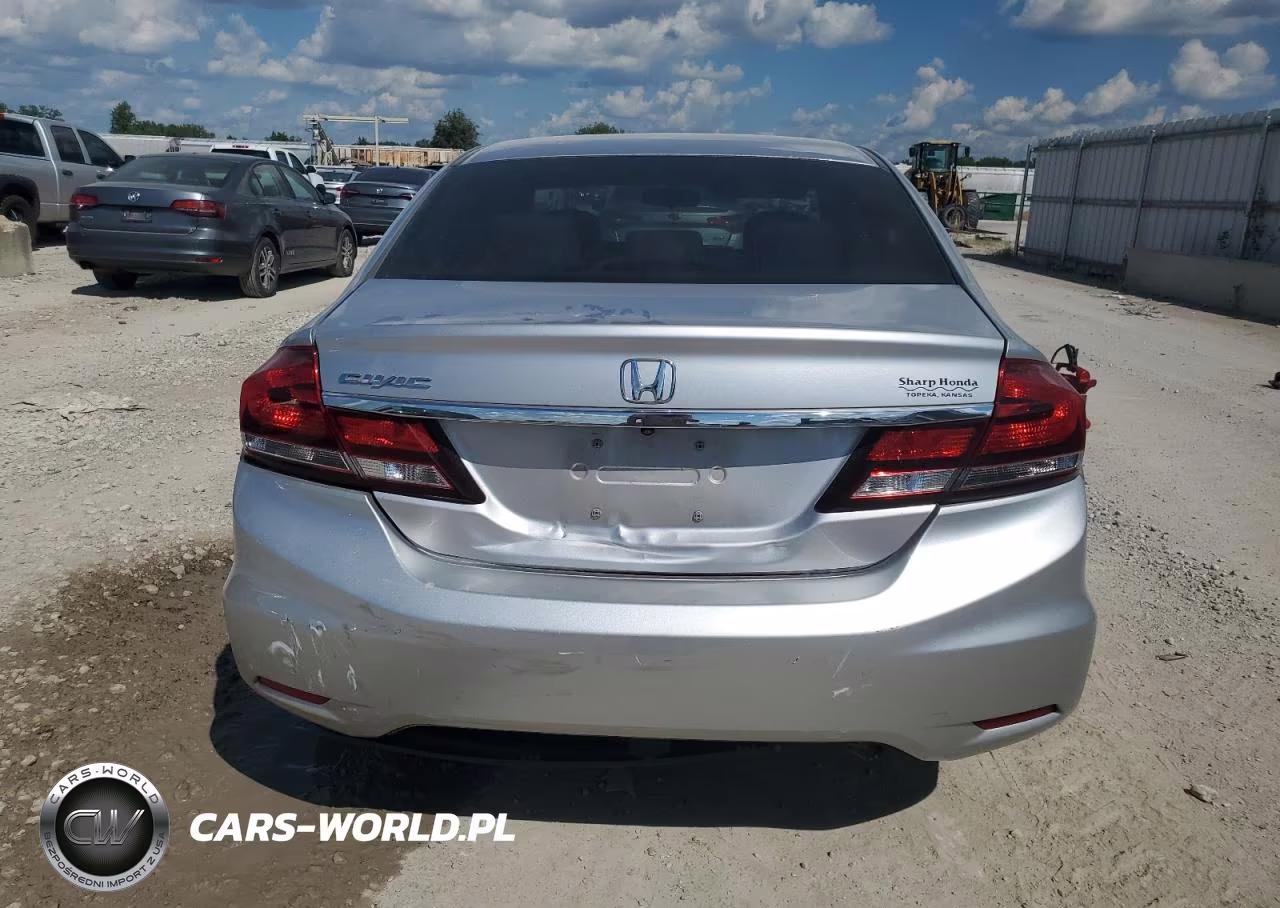 2013 Honda Civic Lx VIN:19XFB2F51DE089299 - 6