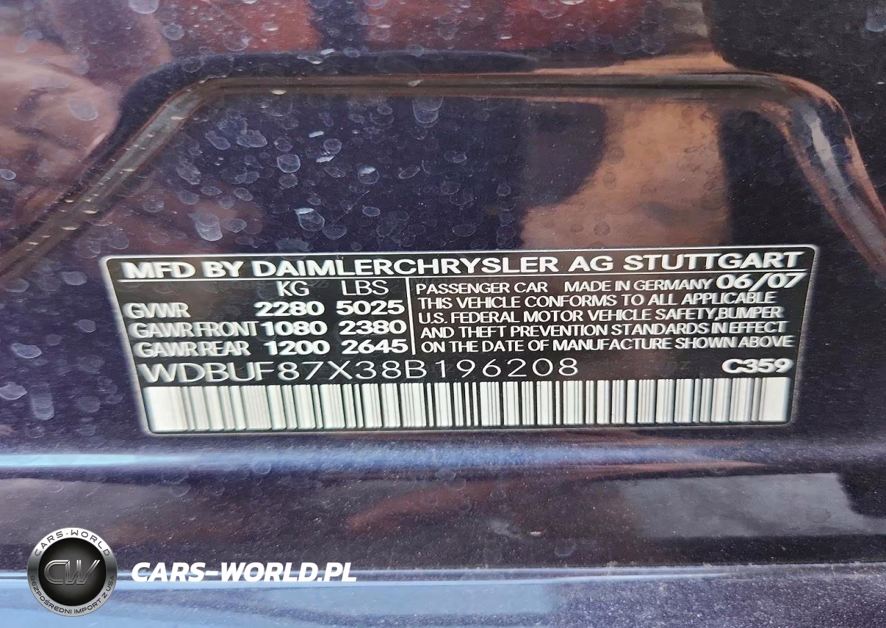 2008 Mercedes-Benz E 350 4Matic VIN:WDBUF87X38B196208 - 12