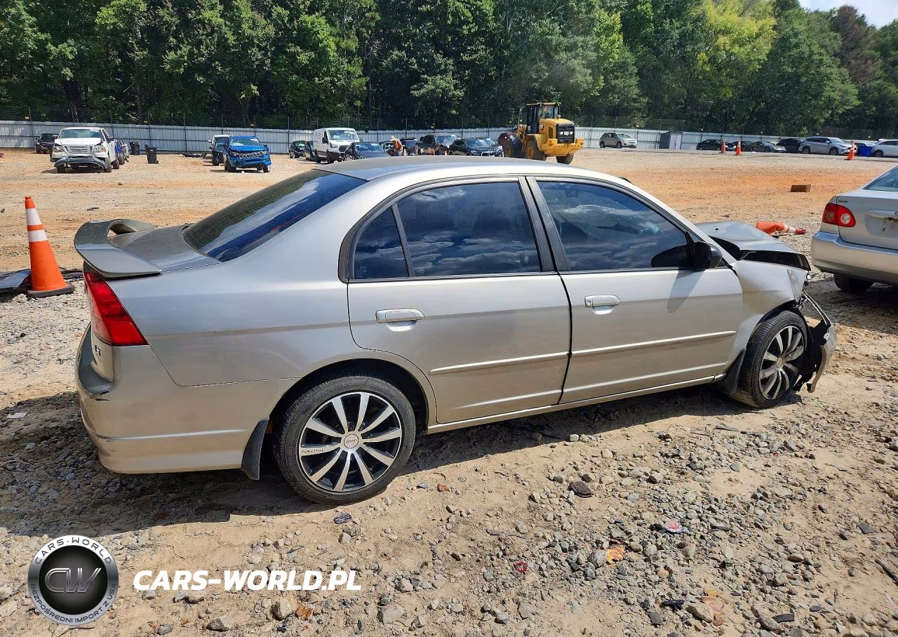 2004 Honda Civic Lx VIN:1HGES16504L020750 - 3